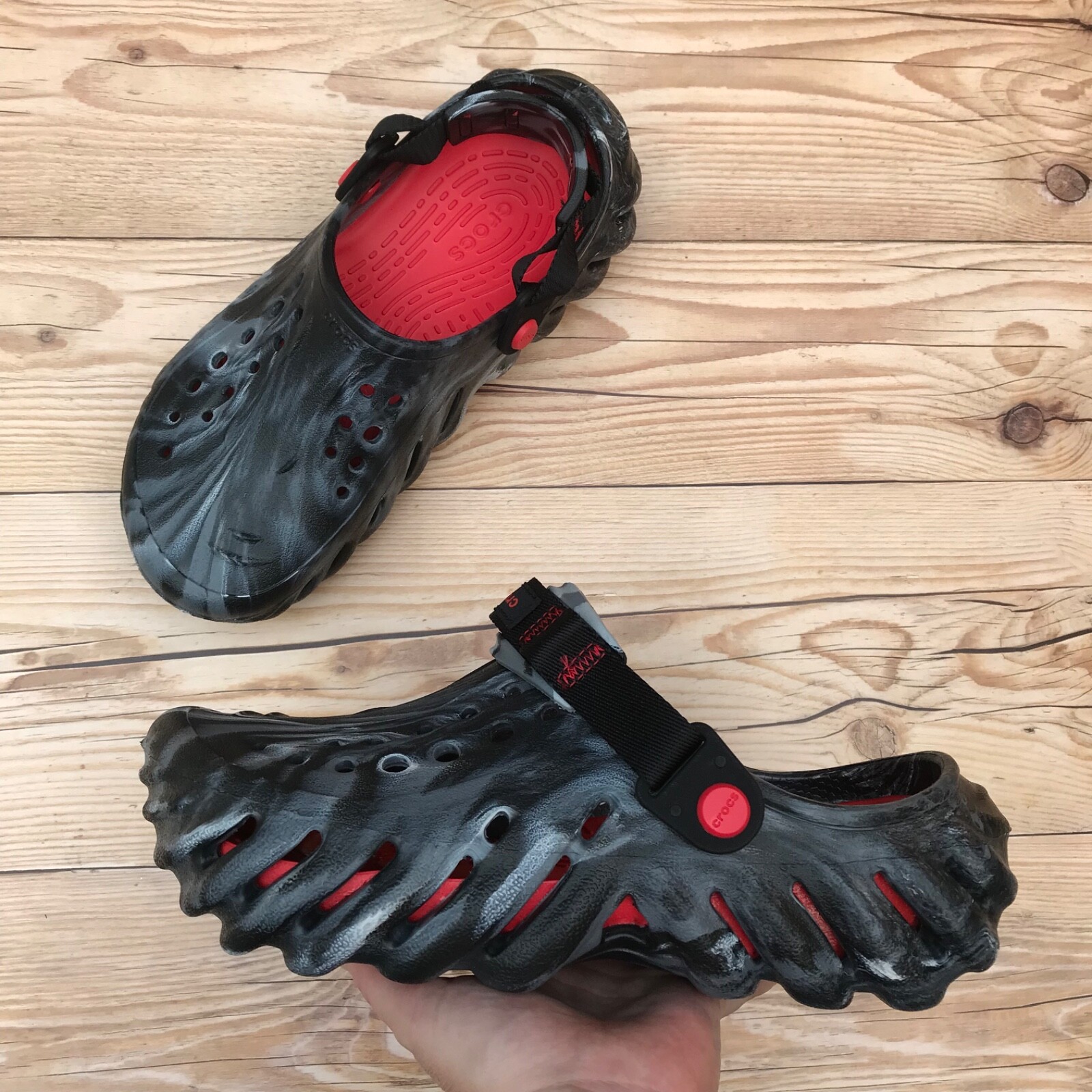 CROCS ECHO MARBLED CLOG Sandal ☆ クロックス ☆ Unisex Crocs Echo Marbled Clogs | Foot Locker