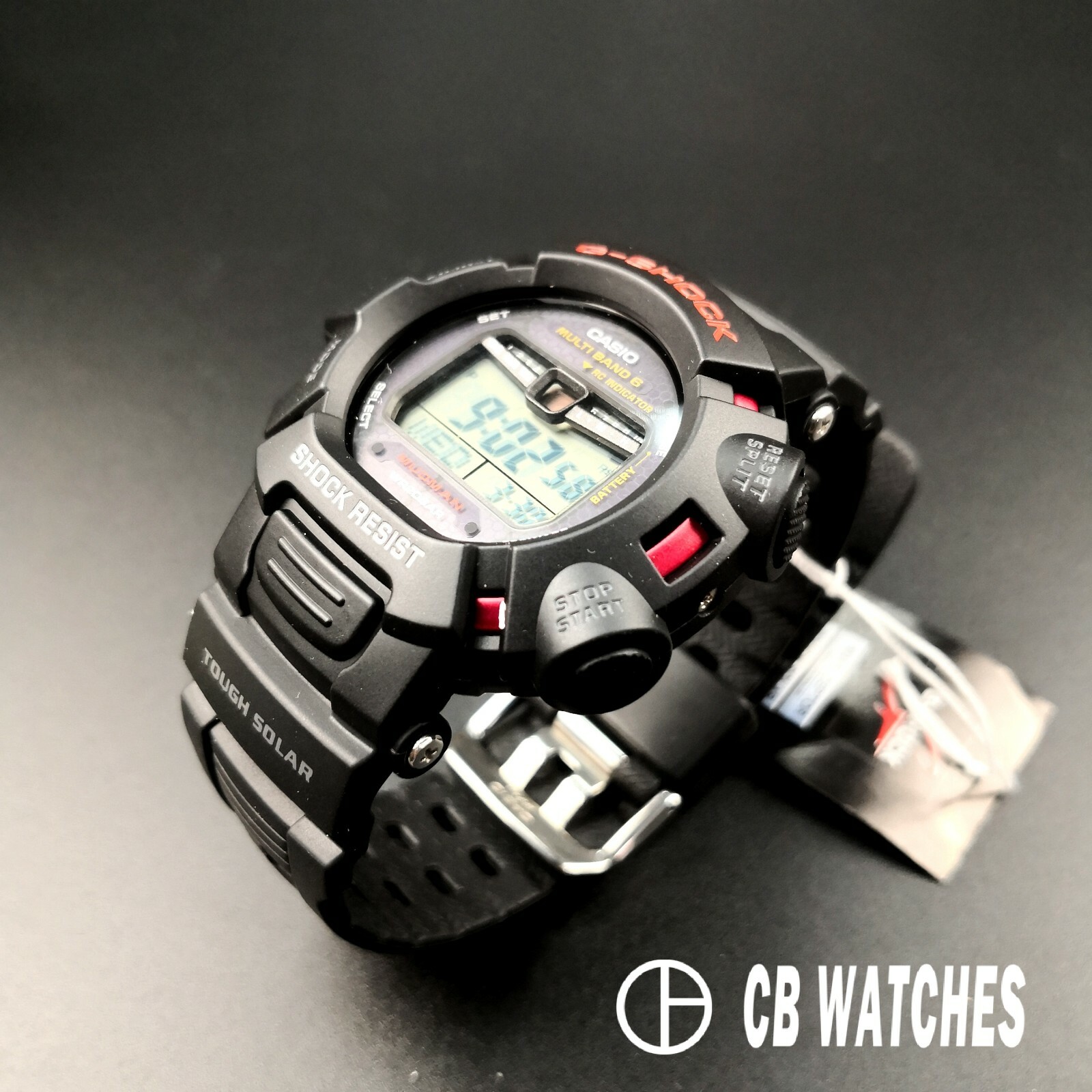 Pre-owned Casio Gw-9010-1 G-shock Mudman Tough Solar Watch Multiband6