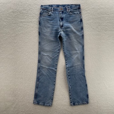 Wrangler Jeans Mens 35x36 Blue Cowboy Cut Slim 936GBK Denim Rodeo Ranch Workwear