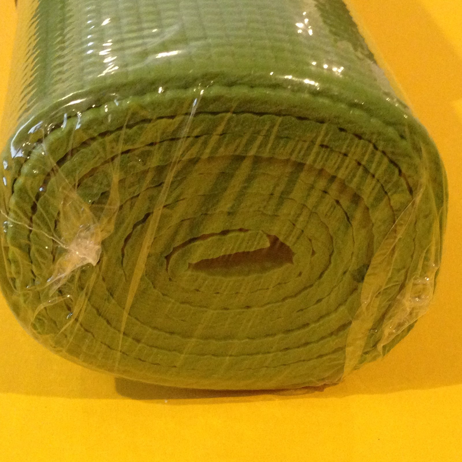 Danskin Now 5mm Thick Non Slip Yoga Mat & Workout DVD Printed Design Green