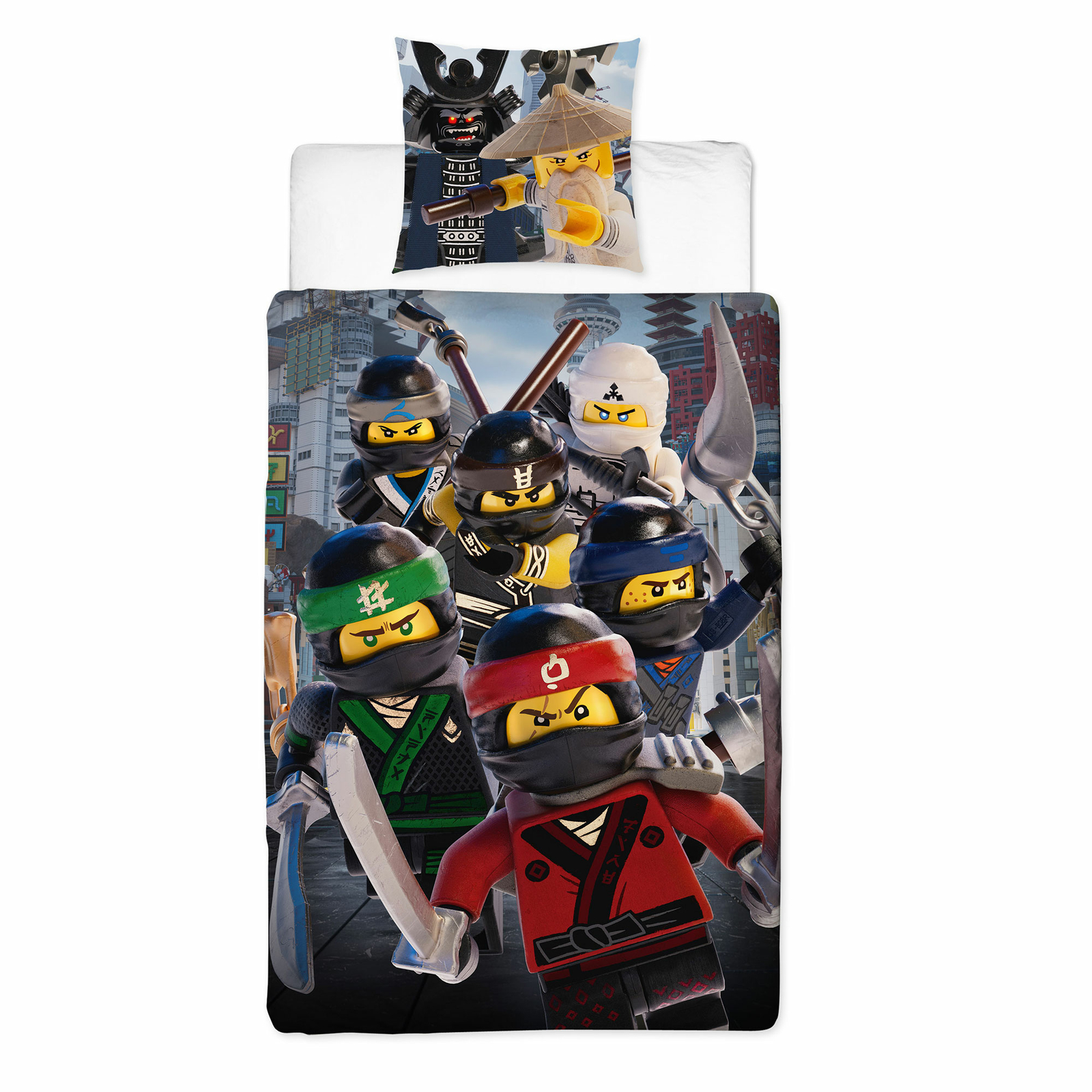 Lego Ninjago Biber Bettwäsche Battle 135x200cm Kinderbettwäsche Flanell
