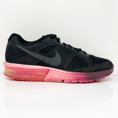 Nike Womens Air Max Sequent 719916-015 Черные кроссовки для бега Размер 7,5