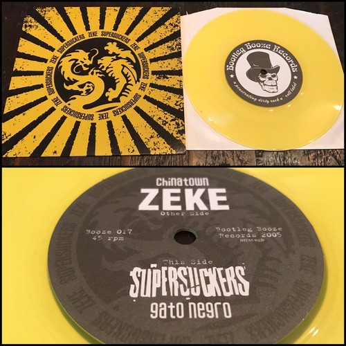 SUPERSUCKERS ZEKE 7” Vinyl 200-The Hellacopters Turbonegro