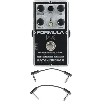 Catalinbread Formula No. 55 Tweed Deluxe-style Overdrive Pedal with EBS Patch