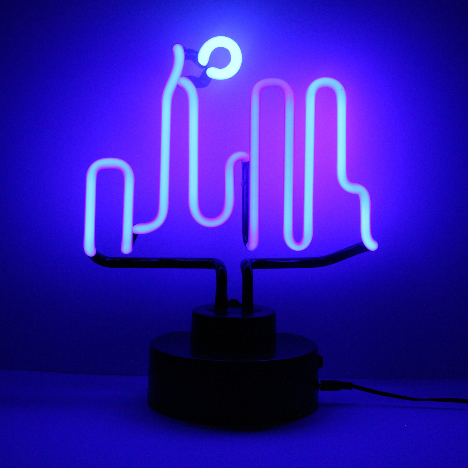 neon table light