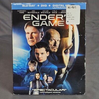 Ender's Game Blu-ray + DVD + Digital HD Brand New Sealed With Slipcover