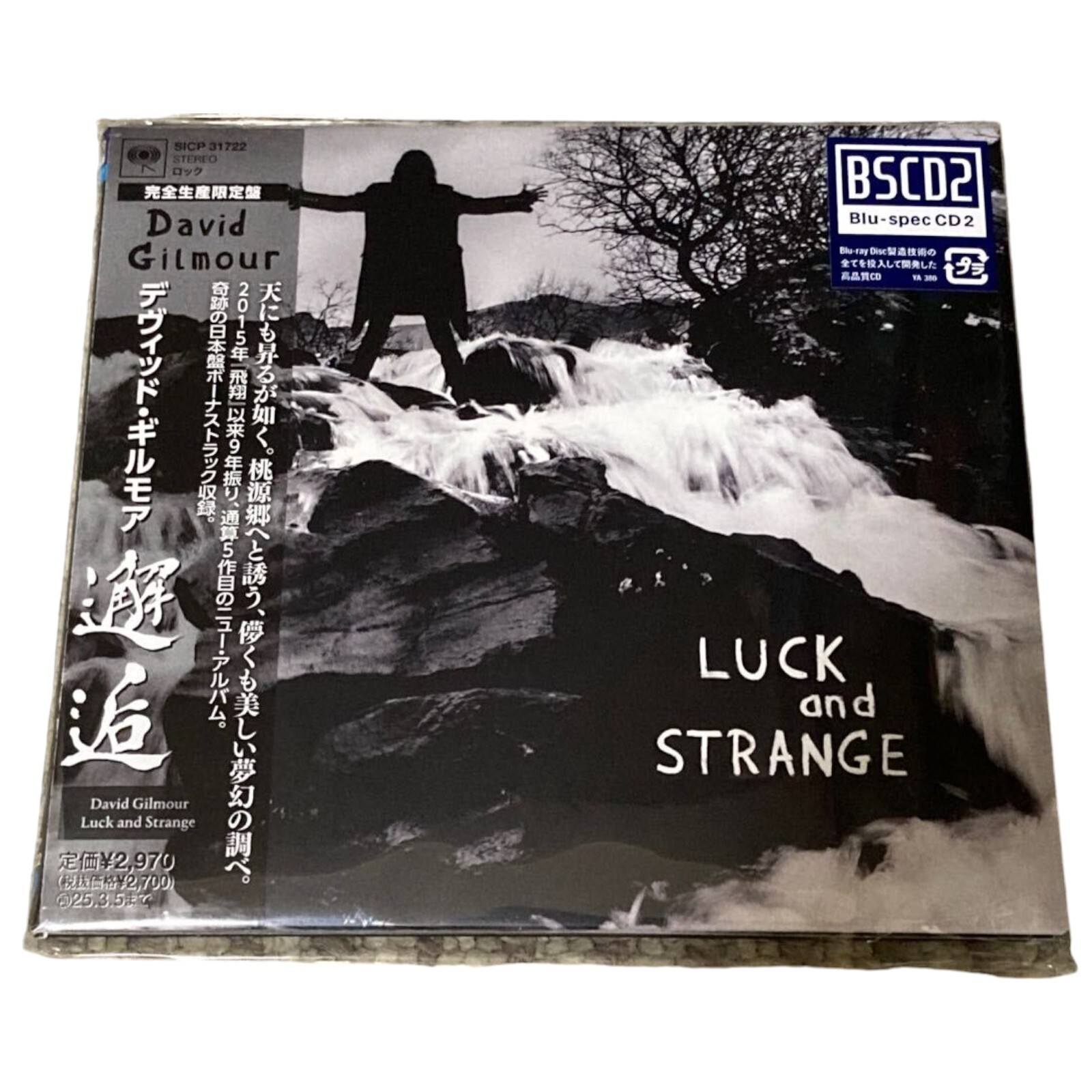 DAVID GILMOUR LUCK AND STRANGE W/ BONUS TRACK JAPAN BLU-SPEC