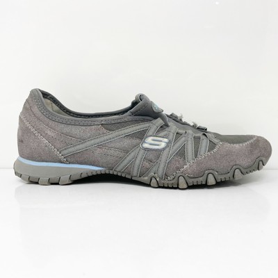 Кроссовки Skechers Womens Bikers 21139 Серые повседневные, размер 8, Серый, Bikers