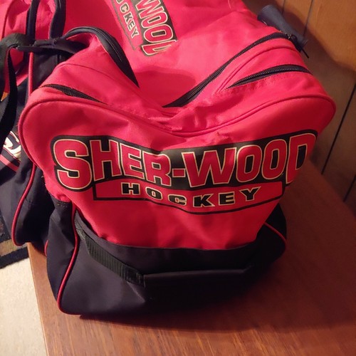 Red Sherwood Hockey Equipment  Bag Large 35 In long