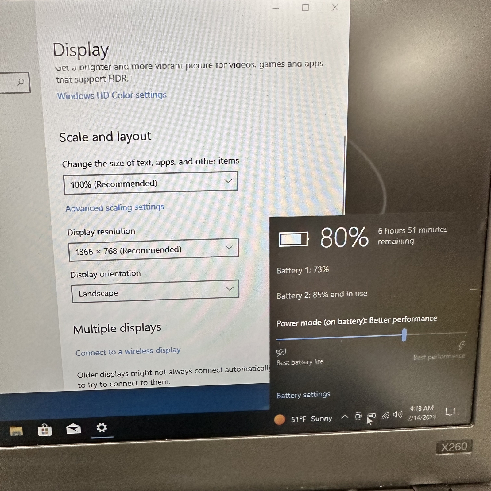 Lenovo ThinkPad X260 i5-6200U 2.30GHz 8GB RAM 128GB SSD Intel HD 520 Win 10 Pro - Picture 10 of 12