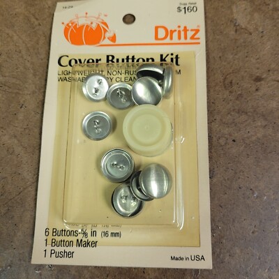 DRITZ COVER BUTTON KIT-SIZE 24. 5/8'' DIAMETER.  1 PACKAGE