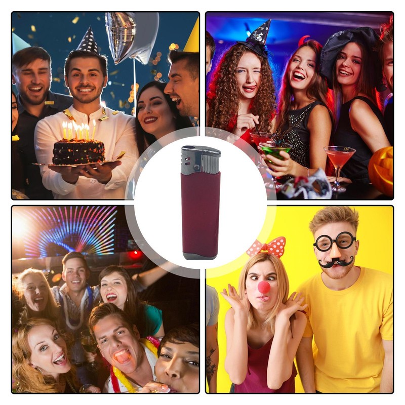 3X Trick Lighter Prank Electric Shock Lighters Toy April Fool's Day Novelty Toy