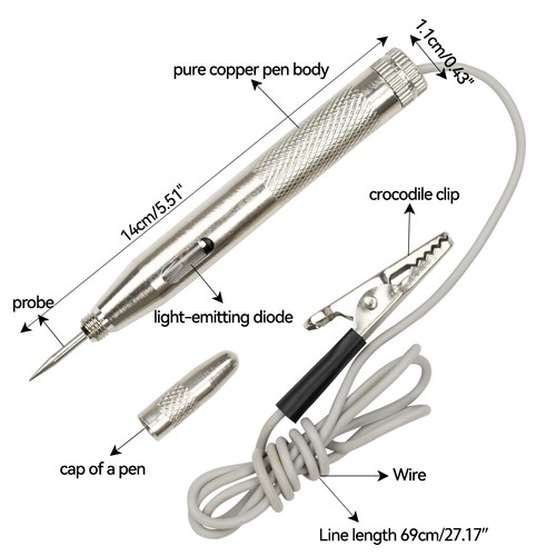 Wire Extractor Pin Car Terminal Removal Connector Tool Kit Repair Circuit Tester
