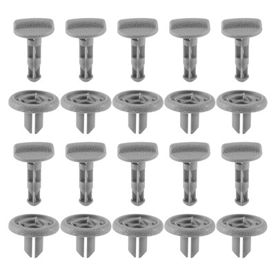 2X(10 Pcs Grauer Plastikpaket-Regal-Klipp-Frühe Art Ende Für  Juke 799161Ka9772