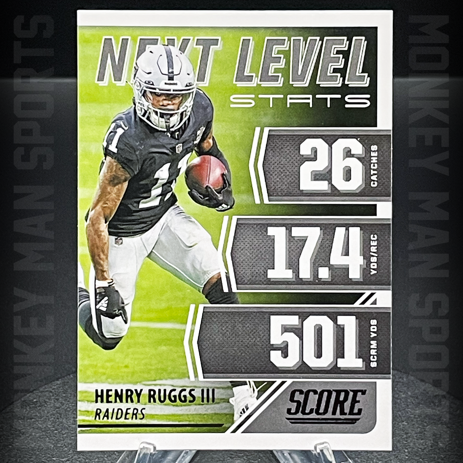 2021 Score - Henry Ruggs III - NEXT LEVEL STATS #NL25 RAIDERS MINT