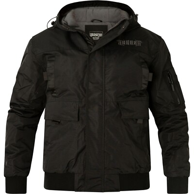 YAKUZA YAKUZA JACKE EMB SIGNZ ULTIMATE WINTERJACKE WJB-18029 SCHWARZ JACKEN