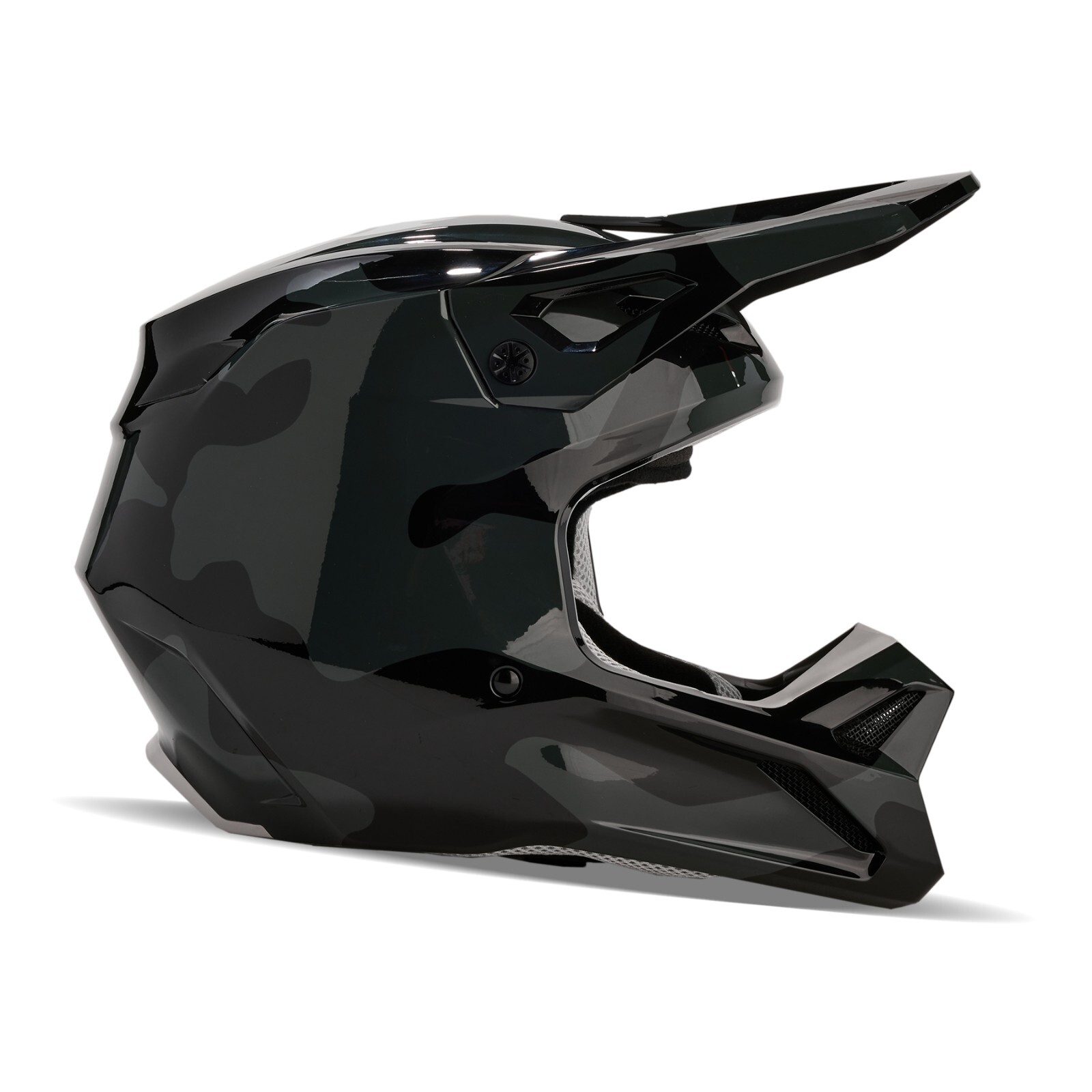 Fox Racing V1 Bnkr Camo Helmets Motocross Offroad Dirt Bike 