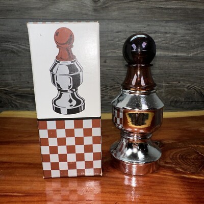 NOS Vintage Avon The Pawn II Chess Piece Avon Spicy After Shave 3oz
