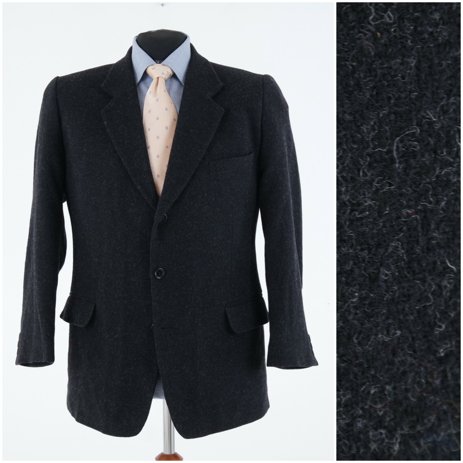 Mens Scotland Tweed Jacket 44S UK Size Lambs Wool HENRY
