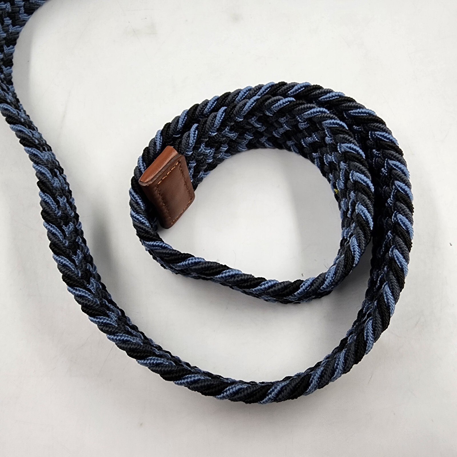 The Men's Store at Bloomingdales Stretch Webbing Belt 40 Blue Multi Single-Prong - Picture 12 of 17