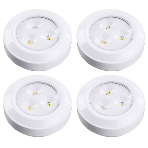 Details About Dewenwils Led Puck Light Wireless Stick On Tap Nightlights Battery Powered Lamp