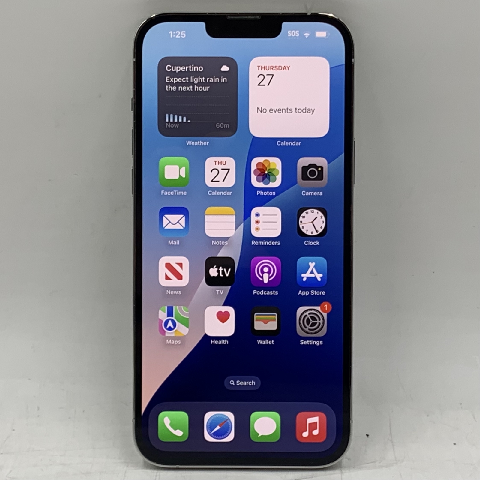 Apple iPhone 13 Pro Max – 128GB – Silver (AT&T) A2484