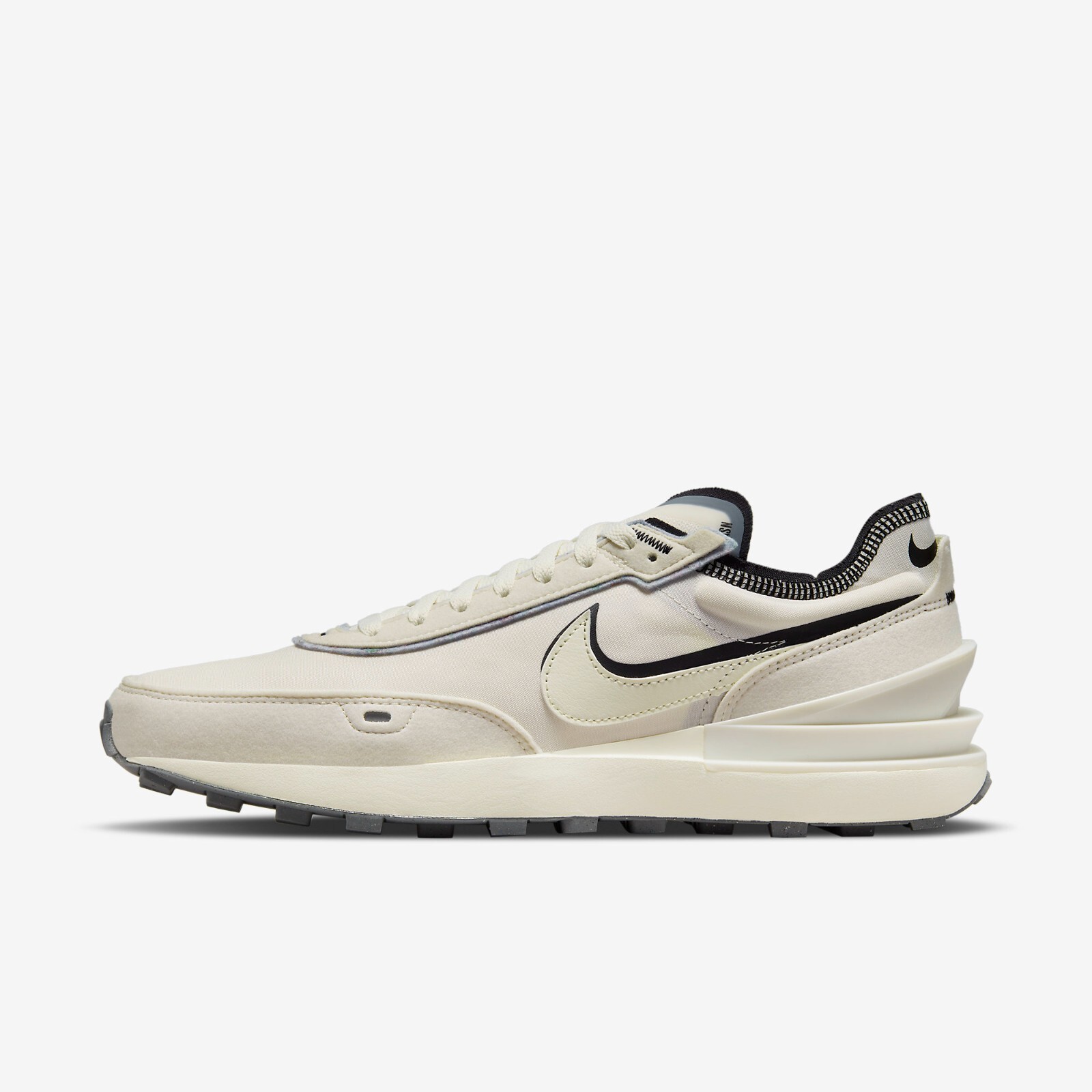 

Кроссовки Nike Waffle One SE Double Swoosh Coconut Milk DO9782-001, Phantom / sail, Nike Waffle One SE