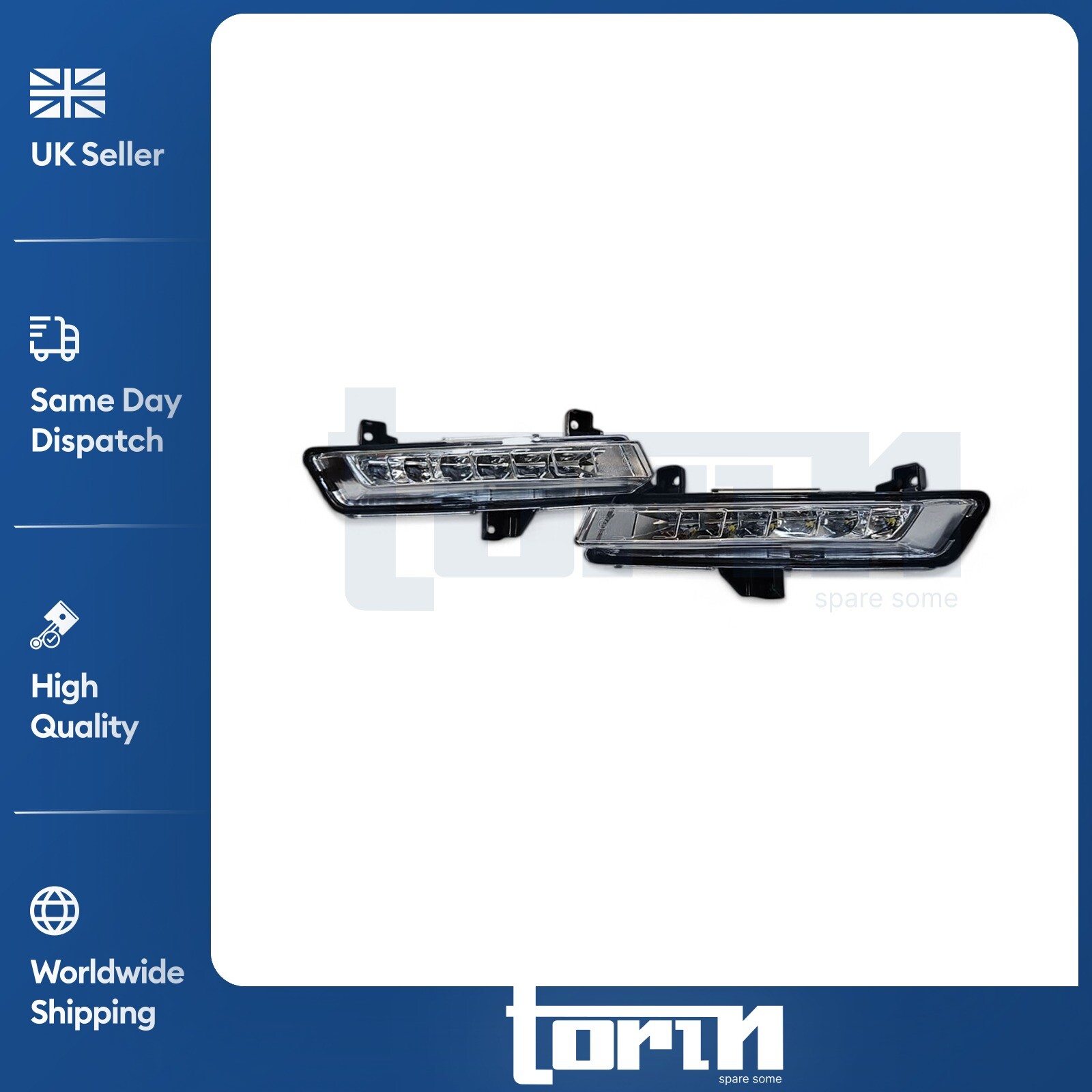 Pair For Renault Clio 4 2016-2019 DRL Led Daytime Light Left & Right 266051034R