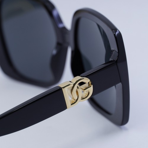 Pre-owned Dolce & Gabbana Dg4475 501/87 Black/dark Grey 56-19-145 Sunglasses In Gray