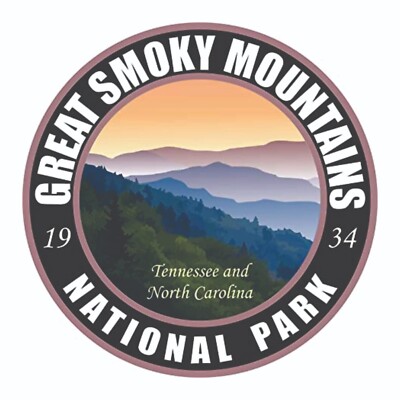 Great Smokey Mountain National Park Sticker N. Carolina Tennessee  National Park