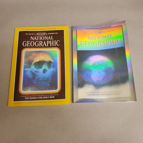 National Geographic Magazine Hologram Issues Nov 1985, Dec