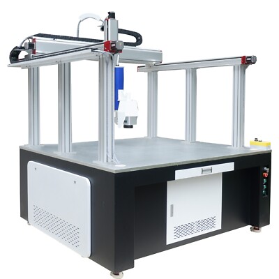 100W JPT Fiber Laser Marking Machine Metal Cut Engraver jewerly 600*600MM FDA CE