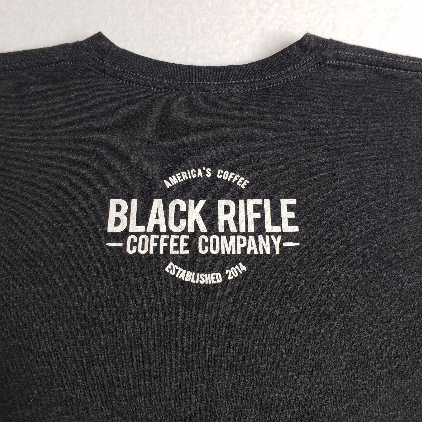 Black Rifle Coffee Company T Shirt Mens Extra Large Black Graphic USA Made Flag 