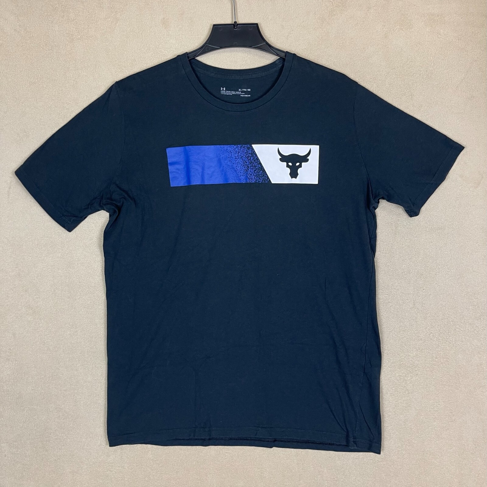 CWA Union Rock BEST Tシャツ XL Under Armour Project Rock Short Sleeve Graphic T Shirt Mens