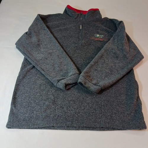 Amicalola Falls State Park RN#103415 Men's 1/4 Zip Gray Pullover Sweatshirt S