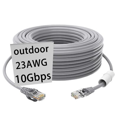cat 6 ethernet Cable 100 ft Heavy Duty Internet Cable (30 Meter) CAT5e/CAT6 p...