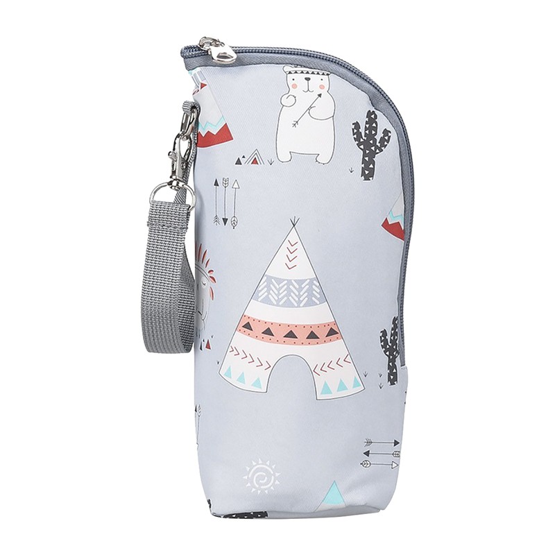 Baby Bottle Milk Warmer Thermostat Travel Heater Bag Pouch Portable Feeding