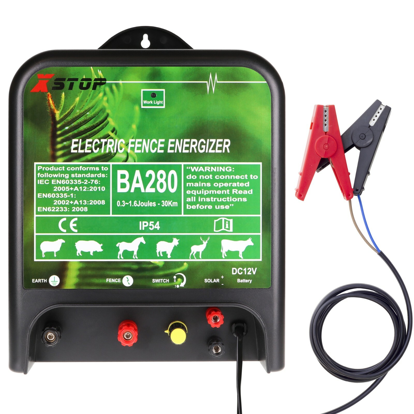 Electric Fence Energiser 12v Battery Powered