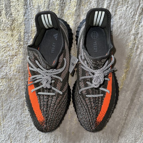 ADIDAS ORIGINALS SIZE 9.5 - ADIDAS YEEZY BOOST 350 V2 LOW CARBON BELUGA