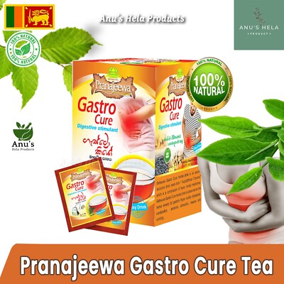 Gastro Cure Herbal Natural Gastritis Ulcer Heartburn Indigestion Ayurvedic Tea