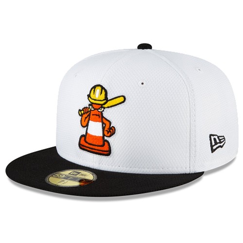 

[60071481] Мужская тема New Era MILB 59Fifty - Дорожные конусы Шарлотты Найтс, Black/white