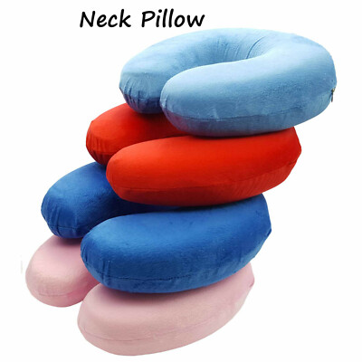 Nursing Sleep Cushion Travel U-Shape Neck Pillow Memory Foam Soft Car Head Rest 