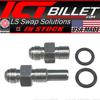 4L80E Transmission Adapter Fitting Front & Rear Port -6AN Flare 6 AN 4l80e Bare