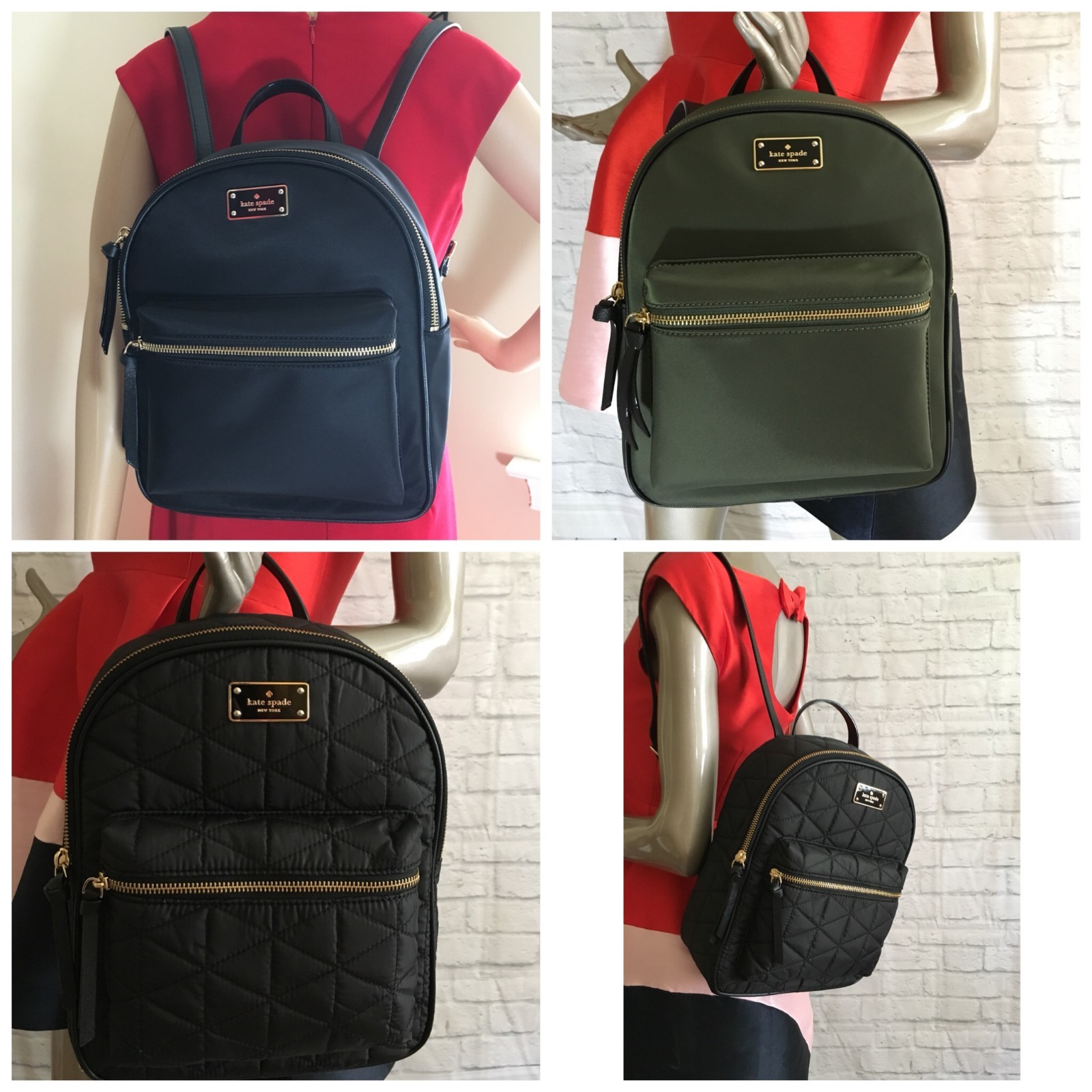 kate spade small bradley wilson road quilted backpack