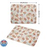 Fall Dish Drying Mat for Kitchen Counter 18x24 Burnt Orange Leaves Autumn Harvest Theme Thanksgiving Absorbent Reversible Microfiber Drying Mats Kitchen Countertop Protector Dishes Drainer Pad