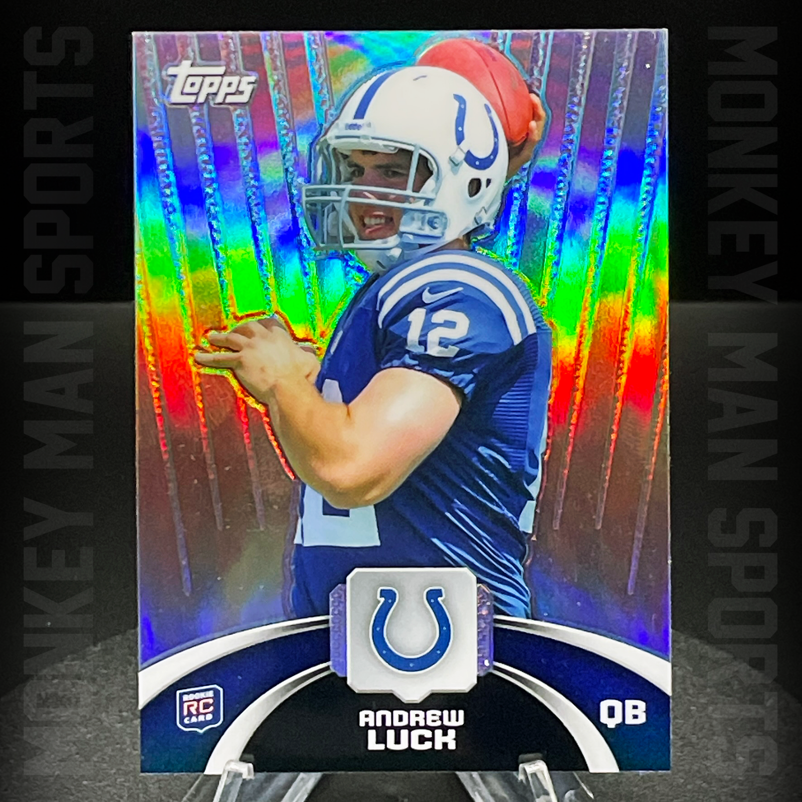 2012 Topps Mega - Andrew Luck Rookie RC - #TFHM-AL REFRACTOR COLTS MINT