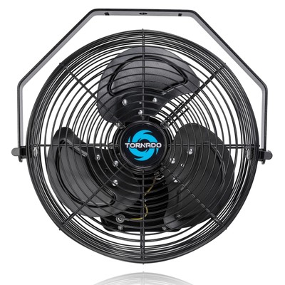 Tornado 12 Inch Outdoor Rated IPX4 Water-Resistant High Velocity Metal Indust...