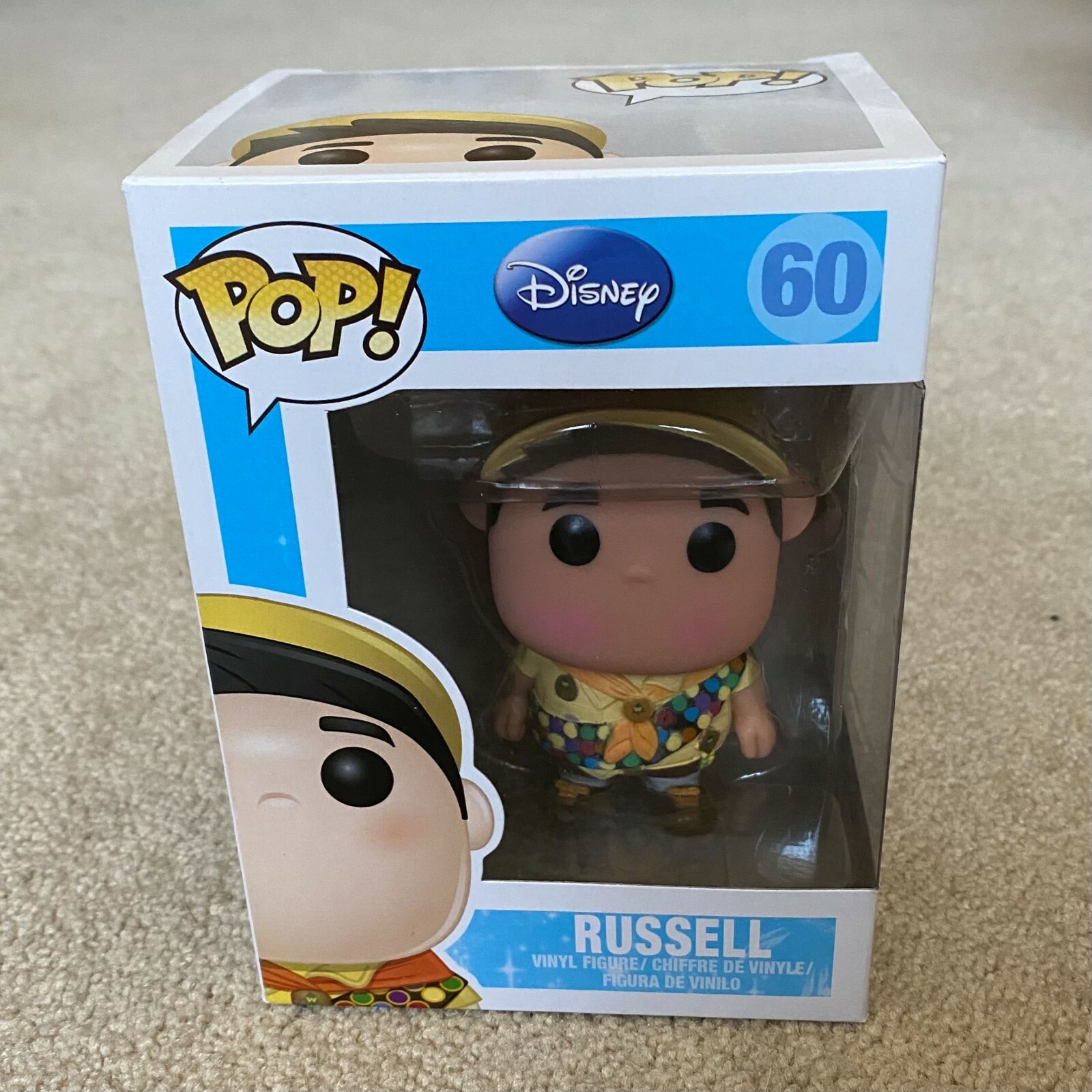FUNKO POP ディズニー　ピクサー　ラッセル　レア　60番 Vtg Funko POP! Russell Disney Pixar UP Movie #60 Vintage