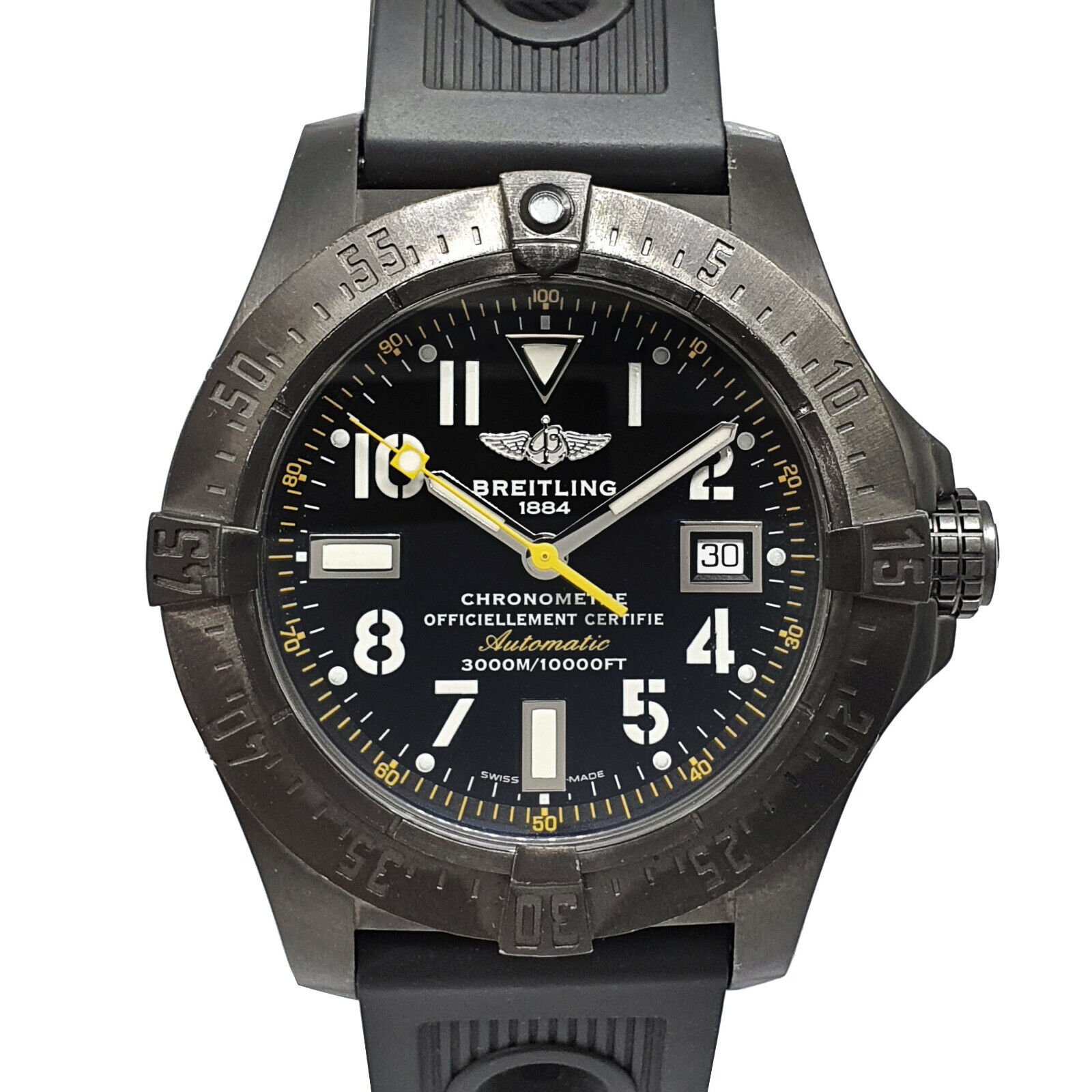 Breitling Avenger Seawolf M17330 Code Yellow Blacksteel Breitling Avenger Seawolf M17330 Code Yellow Blacksteel