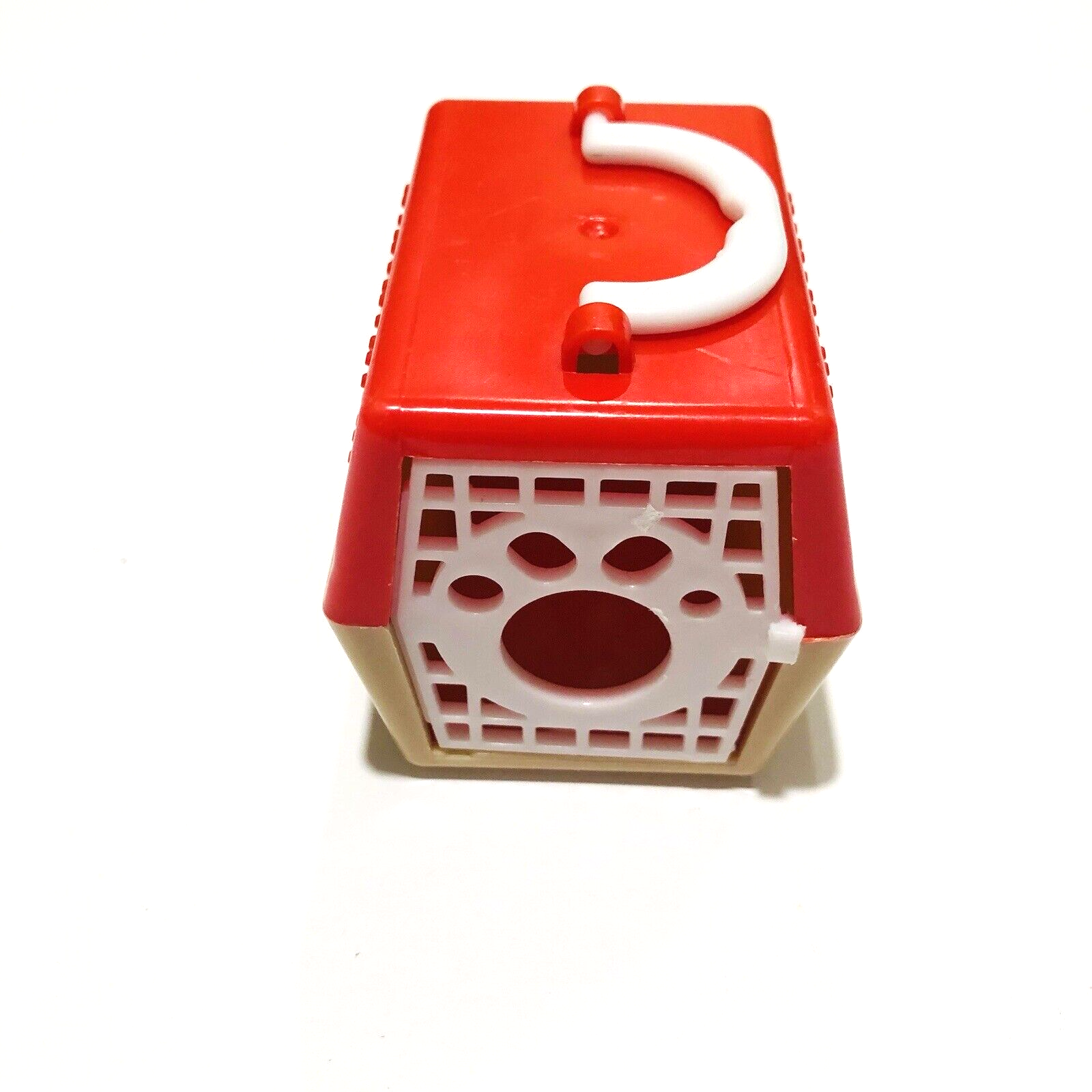 Red Brown Plastic Dog Puppy Replacement Pretend